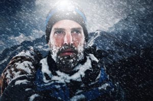 stuck out in a blizzard